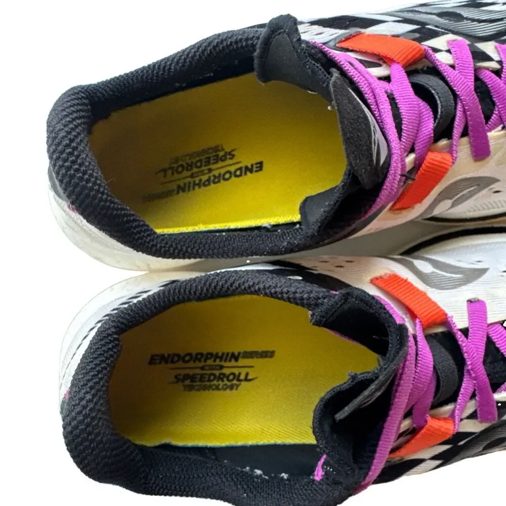 Saucony Endorphin Pro 2 Reverie Women's 7.5 Running Shoes Checkered Carbon Plate